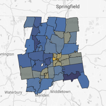 Hartford County Map